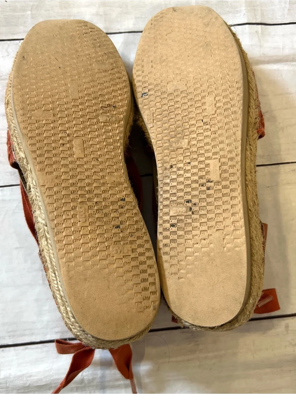 Naguisa Rust Orange Espadrilles